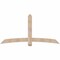 Ekena Millwork Bellingham Smooth Timber Gable Bracket, Douglas Fir, 84"W x 42"H x 3 1/2"D x 5 1/2"F, 12/12 Pitch GBW084X42X0406BEL00SDF - alternate 1